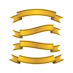 ribbons gold