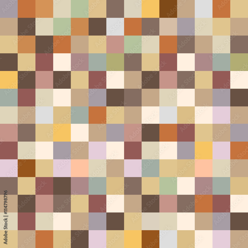 Canvas Prints retro seamless pattern in pixel style