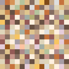Retro Seamless Pattern in Pixel style