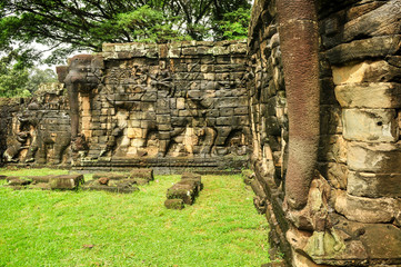 Elephants terrace, Angkor