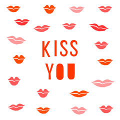 Love theme card template.