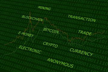 bitcoin abstract background