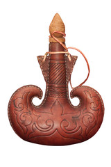 Torsyk - a vessel made of skin for storing kumys drink from horse's milk