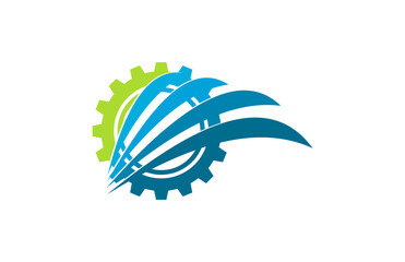 gear business finance logo