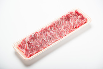 packed yakiniku meat