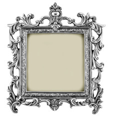 antique frame isolated on white background