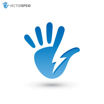 Electrical Hand Service Logo