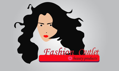 Fashion beauty outlet logo design
