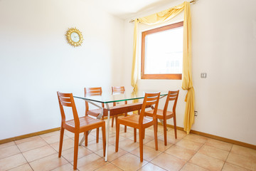Interior of a kitchen in a guest house