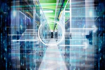 Obraz premium Composite image of interface