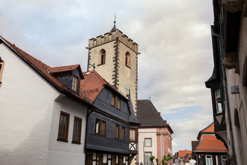 Fototapeta na wymiar kronberg im taunus historic city hessen germany