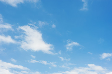 blue sky with white cloud