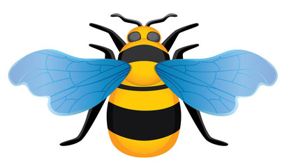 Symmetrical picture bee.