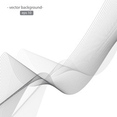 Sfondo di onde astratte di colore griggio