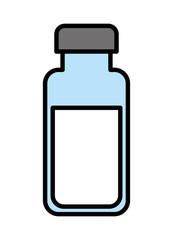 bottle milk  isolated icon design