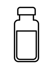 bottle milk  isolated icon design