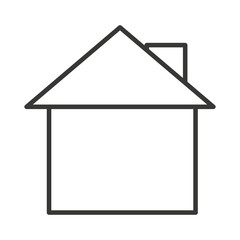 house exterior isolated icon design