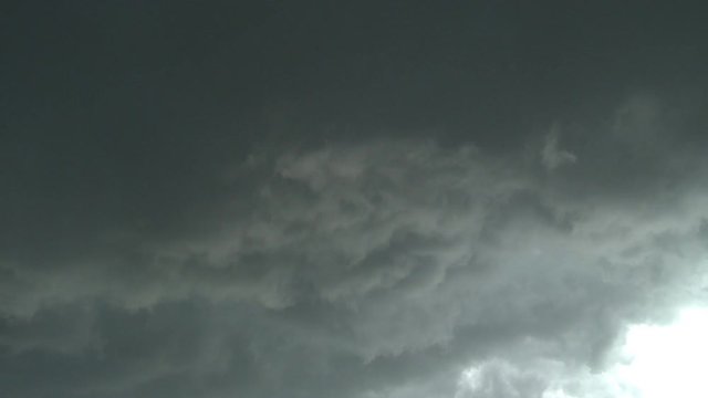 Supercell storm cloud