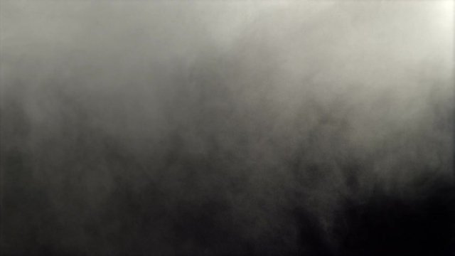 Fog-like smoke hanging at top of frame