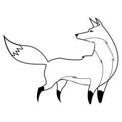 fox line icon