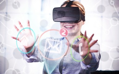 Composite image of digital image of interface