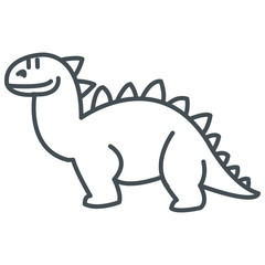 cute dinosaur icon