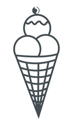 ice cream cone icon