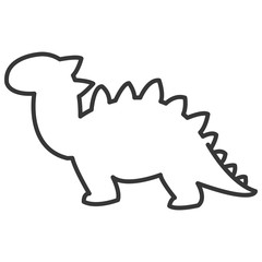 cute dinosaur icon