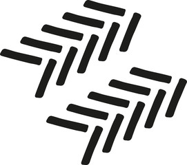 Tire tracks - icon simple