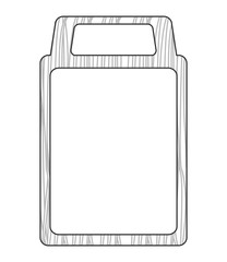 wooden cutting board icon