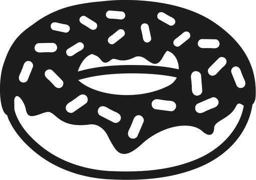 recommend clip art: Donut with sprinkles