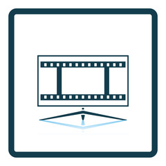 Cinema TV screen icon