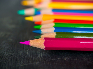 Fototapeta premium Colorful pencil