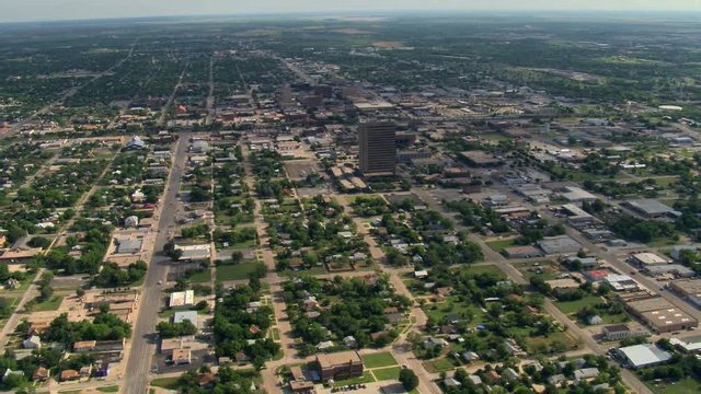 Wide view of Abilene, Texas. Shot in 2007.