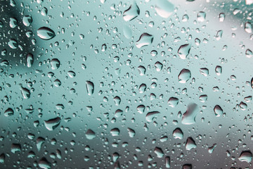 natural water drop on glass,water drops background