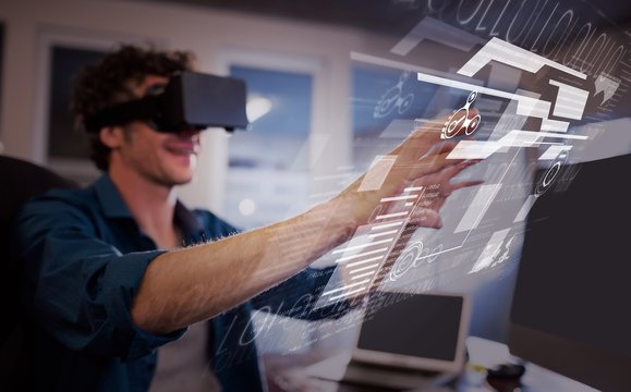 Composite image of interface