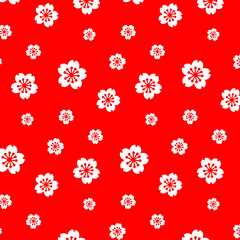 Seamless floral pattern vector