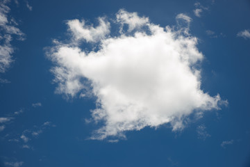 Blue sky and white clouds