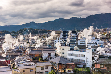 Fototapeta na wymiar Beppu, Japan cityscape
