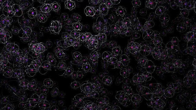 Atoms spinning proton neutron electron 4K