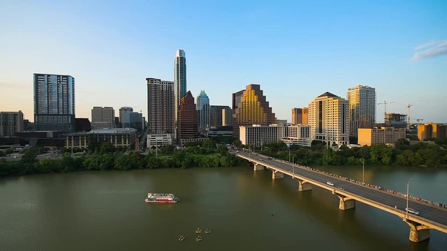 Austin, Texas, USA downtown skyline.