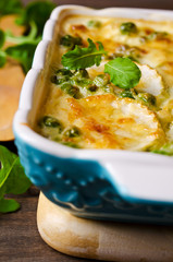 Casserole with zucchini