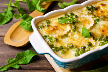 Casserole with zucchini