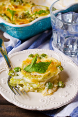 Casserole with zucchini