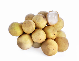 Wollongong fruit on white background