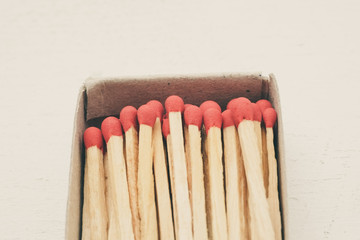 match with filter effect retro vintage style