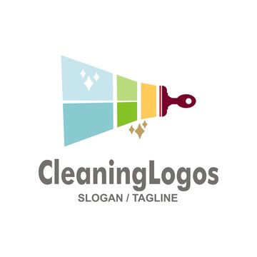 Logo Cleaning tool vector