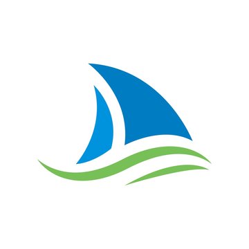 Logo Yacht transportation sailboat