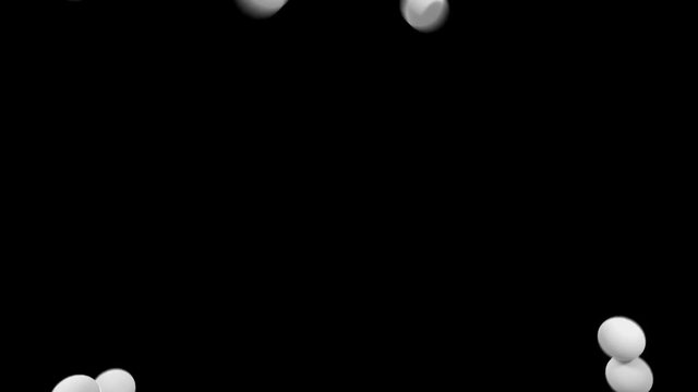 Balls spheres transition fill screen composite overlay wipe reveal 4K
