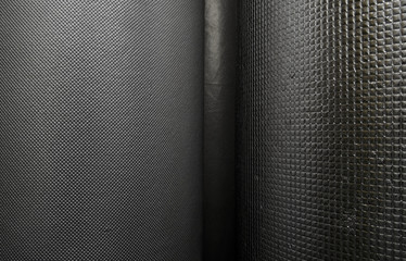 Reflective foil in roll texture background 